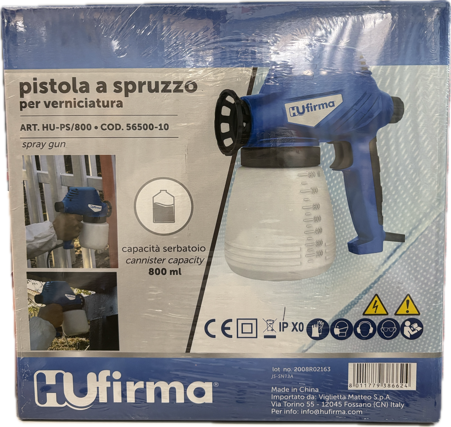 Pistola a spruzzo per verniciatura